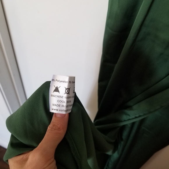 Collectif Akiko Green Wrap Dress in Small - Picture 5 of 5